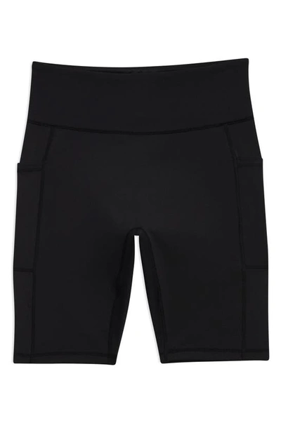 Shop Tomboyx Spark High Waist Pocket Bike Shorts In Black