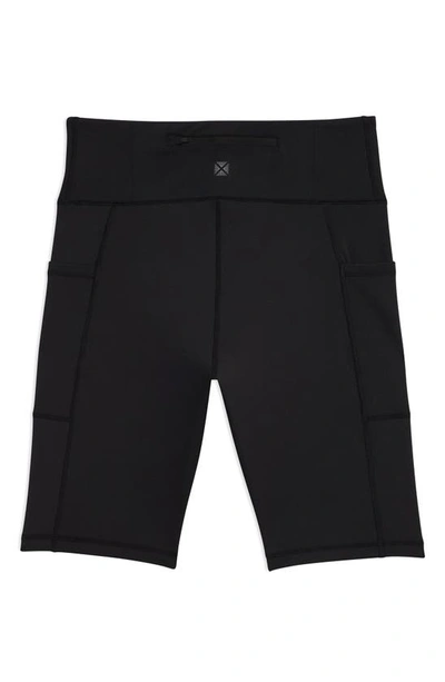Shop Tomboyx Spark High Waist Pocket Bike Shorts In Black