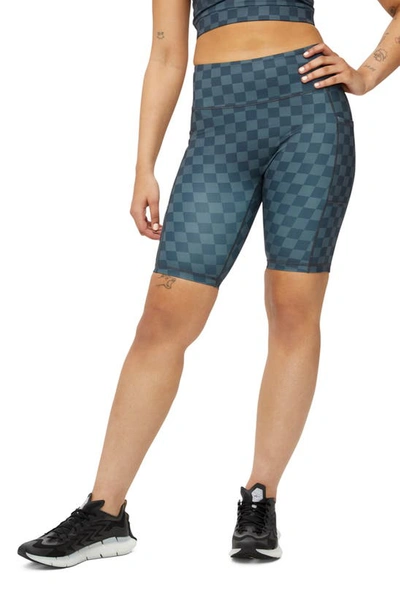 Shop Tomboyx Spark High Waist Pocket Bike Shorts In Pavement