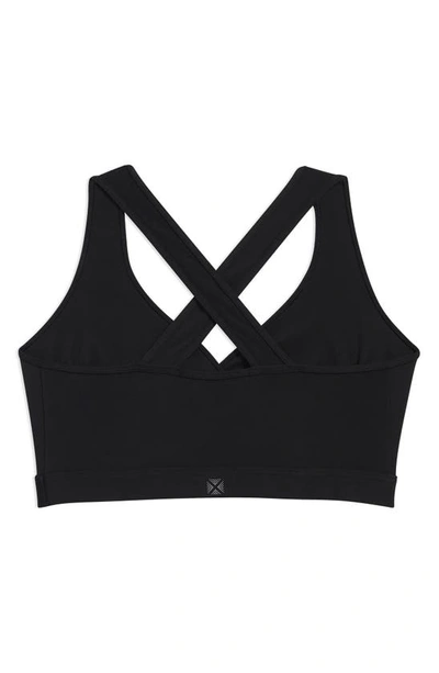 Shop Tomboyx Peak Low Impact Sports Bra In Black