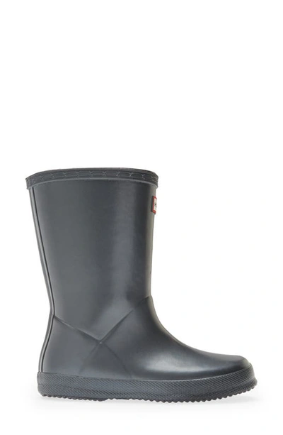 Hunter First Classic Nebula Waterproof Rain Boot In Black