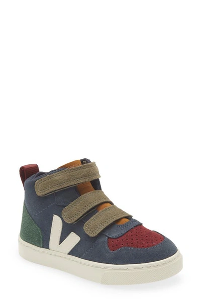 Shop Veja Kids' V-10 Mid Sneaker In Multico-nautico Cyprus