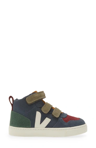 Shop Veja Kids' V-10 Mid Sneaker In Multico-nautico Cyprus