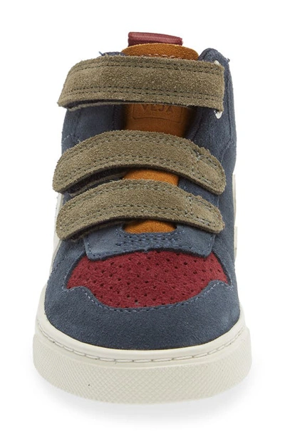 Shop Veja Kids' V-10 Mid Sneaker In Multico-nautico Cyprus