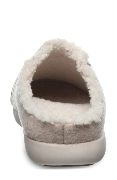 Shop Strole Snug Wool Slipper In Winter White