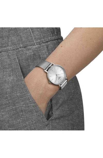 Shop Tissot Everytime Mesh Strap Watch, 34mm In Grey