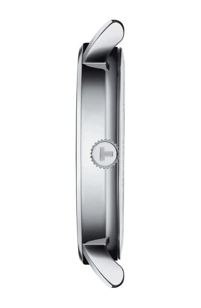 Tissot Everytime Leather Strap Watch, 34mm In Green
