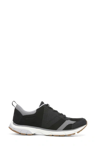 Shop Vionic Zanny Waterproof Sneaker In Black/ Charcoal