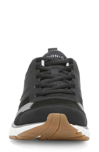 Shop Vionic Zanny Waterproof Sneaker In Black/ Charcoal