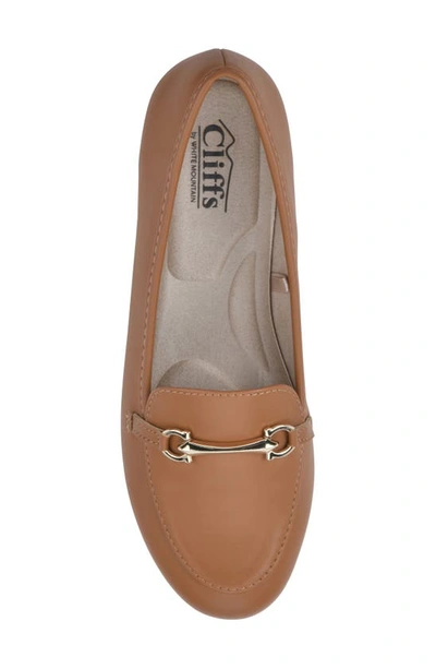Shop Cliffs By White Mountain Glowing Bit Loafer In Tan/ Smooth
