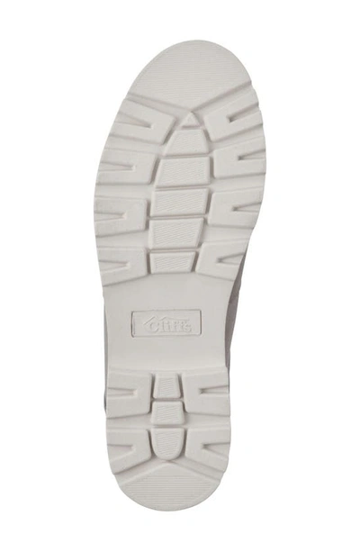 Cliffs By White Mountain Connie Lace-up Lug Sole Boot In Ice/ Fabric