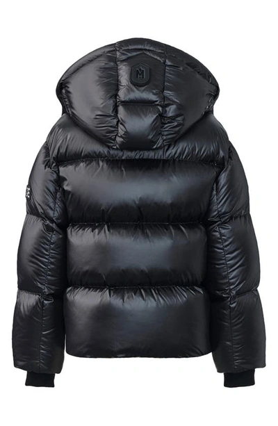 Shop Mackage Kids' Jesse Water Repellent 800 Fill Power Down Puffer Coat In Black