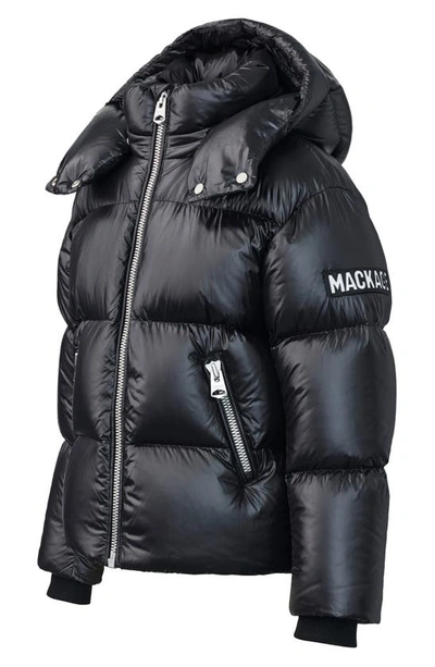Mackage Jesse Short Down Puffer Coat In Black