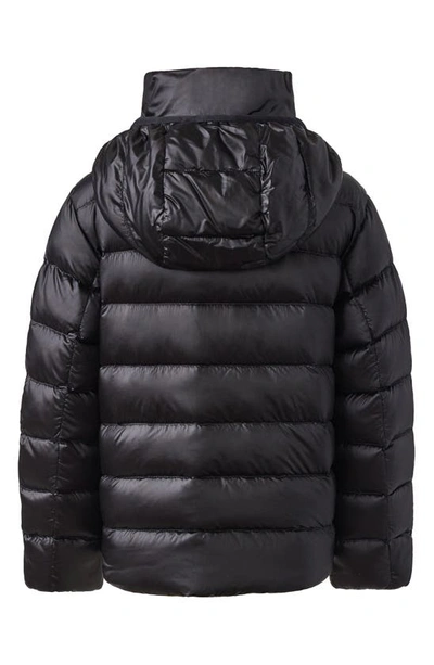Shop Mackage Kids' Billy Water Repellent 800 Fill Power Down Recycled Nylon Puffer Jacket In Black