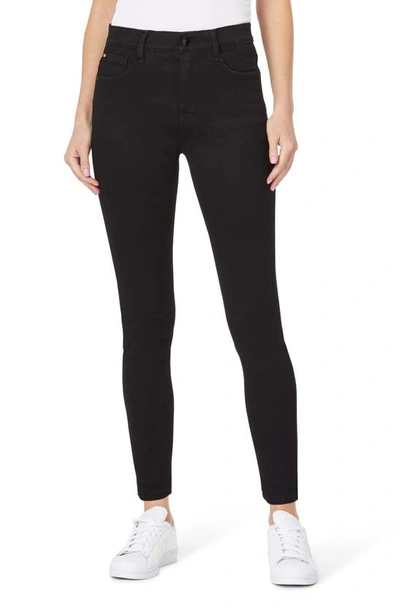 Shop Curve Appeal Tummy Tucking High Rise Comfort Waist Skinny Jeans In Black