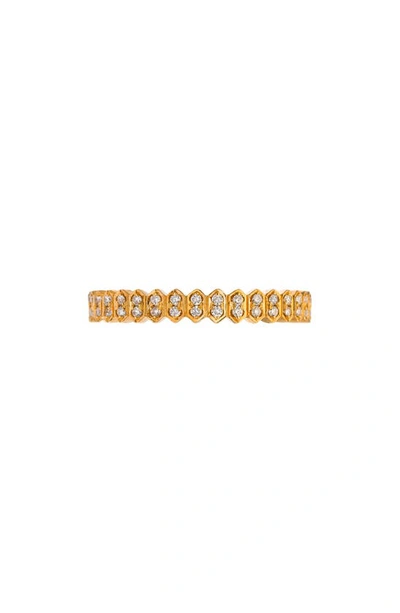 Shop Sethi Couture Abacus Diamond Band Ring In Rose
