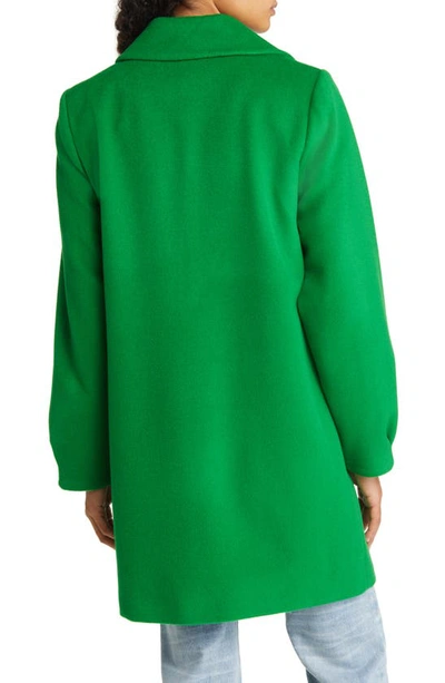 Shop Sam Edelman Wool Blend Coat In Vibrant Green