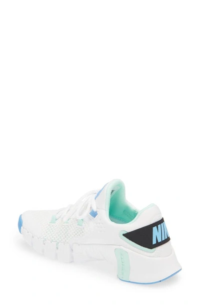 Shop Nike Free Metcon 4 Training Shoe In White/ Silver/ Mint Foam