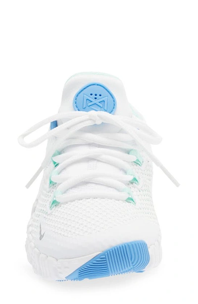 Shop Nike Free Metcon 4 Training Shoe In White/ Silver/ Mint Foam