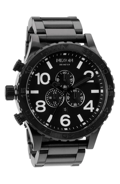 NIXON 'THE 51-30 CHRONO' WATCH, 51MM 