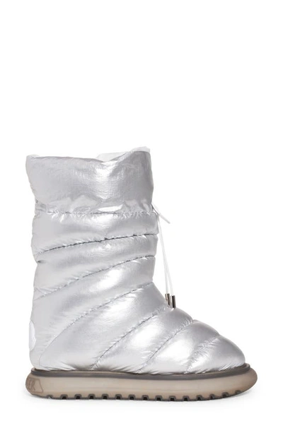 Shop Moncler Gaia Snow Boot In Silver