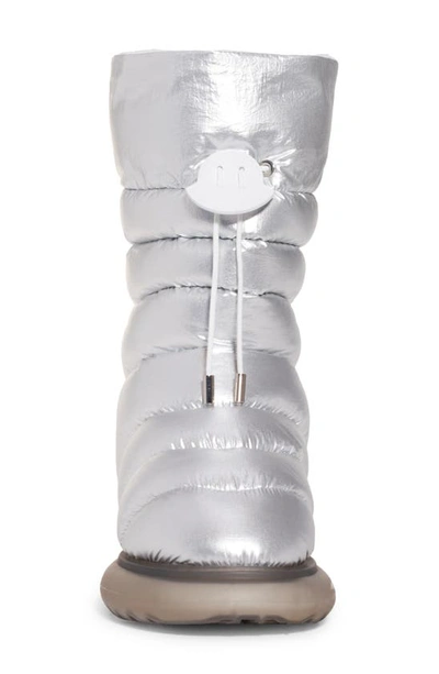 Shop Moncler Gaia Snow Boot In Silver