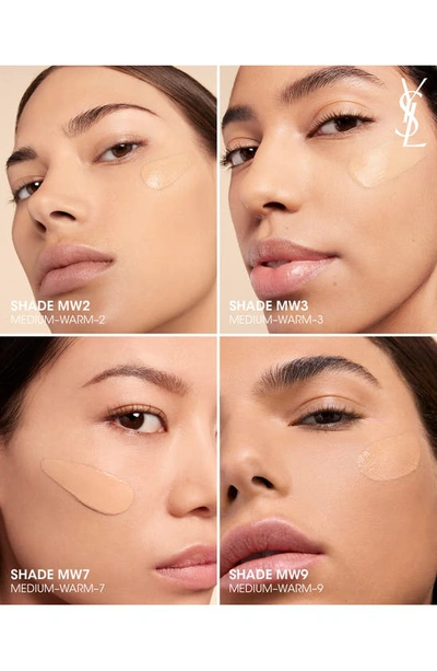 Saint Laurent All Hours Luminous Matte Foundation 24h Wear Spf 30 With Hyaluronic Acid In Mw2