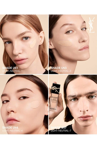 Saint Laurent All Hours Luminous Matte Foundation 24h Wear Spf 30 With Hyaluronic Acid In Ln1
