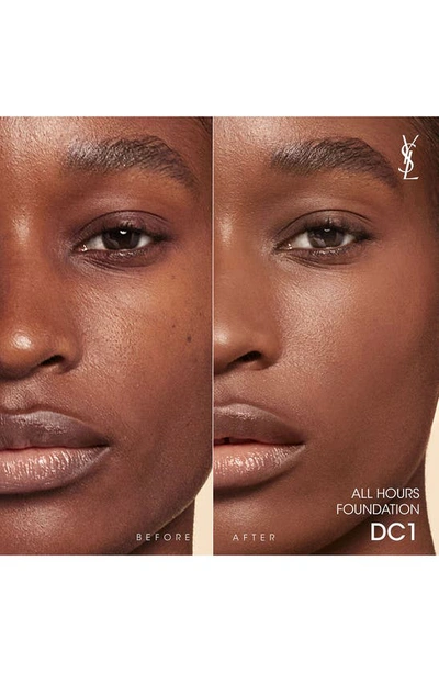 Saint Laurent All Hours Luminous Matte Foundation 24h Wear Spf 30 With Hyaluronic Acid In Dc1