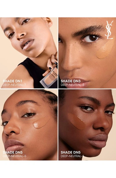 Saint Laurent All Hours Luminous Matte Foundation 24h Wear Spf 30 With Hyaluronic Acid In Dn1
