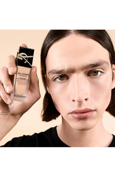 Shop Saint Laurent All Hours Luminous Matte Foundation 24h Wear Spf 30 With Hyaluronic Acid In Ln7