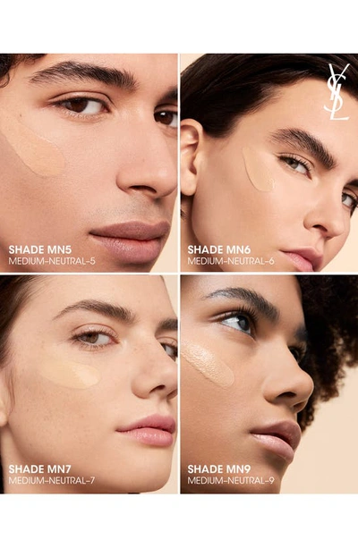 Saint Laurent All Hours Luminous Matte Foundation 24h Wear Spf 30 With Hyaluronic Acid In Mn5