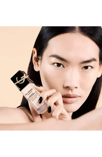 Saint Laurent All Hours Luminous Matte Foundation 24h Wear Spf 30 With Hyaluronic Acid In Lw1
