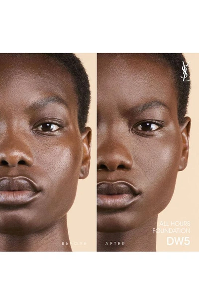 Saint Laurent All Hours Luminous Matte Foundation 24h Wear Spf 30 With Hyaluronic Acid In Dw5