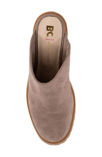 Shop Bc Footwear Brush It Off Clog In Taupe