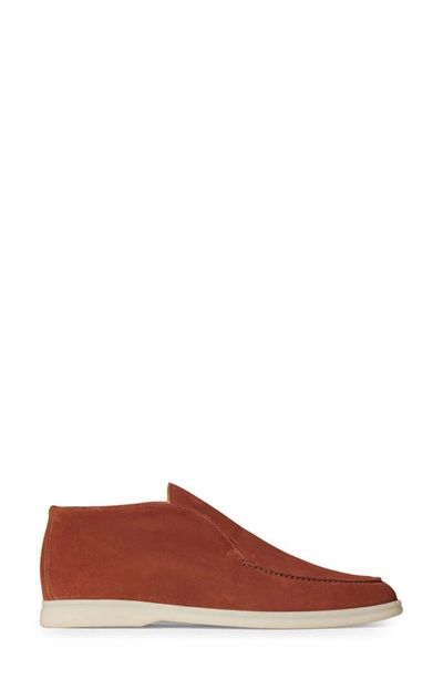 Shop Loro Piana Suede Chukka Boot In Rust