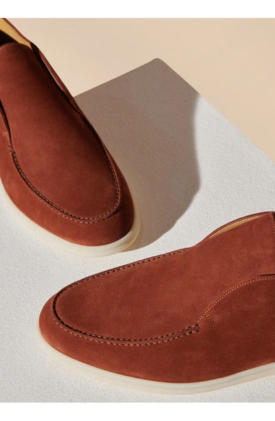 Shop Loro Piana Suede Chukka Boot In Rust