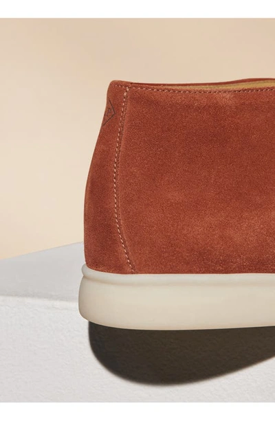 Shop Loro Piana Suede Chukka Boot In Rust