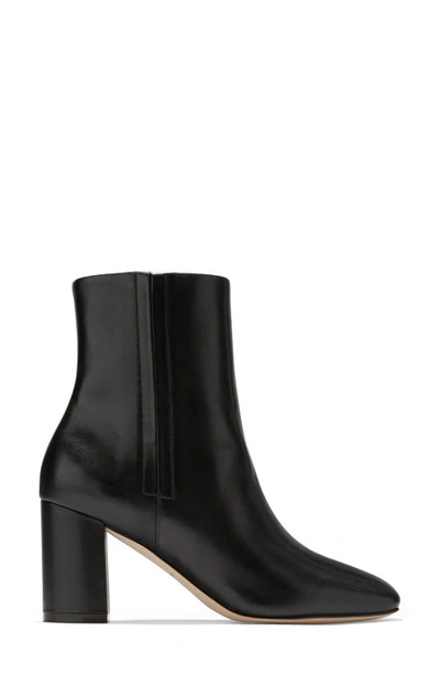 Shop Cole Haan Chrystie Square Toe Bootie In Black Ltr