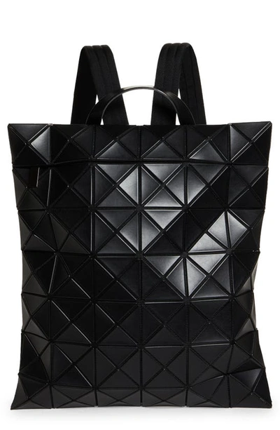 Shop Bao Bao Issey Miyake Flat Backpack In Black/ Matte Black