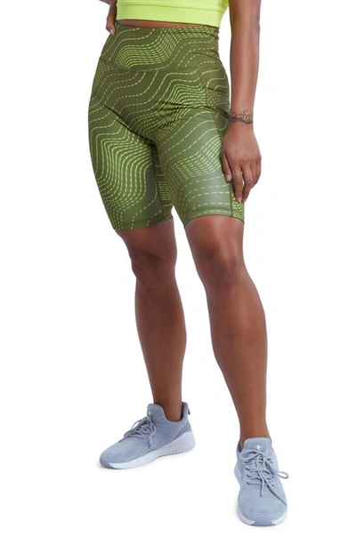 Shop Tomboyx Spark High Waist Pocket Bike Shorts In Embrace The Curve