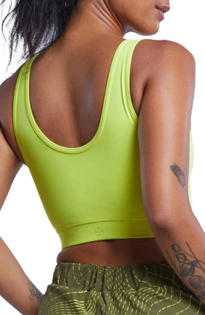 Tomboyx Full Spectrum Sports Bra In Limelight