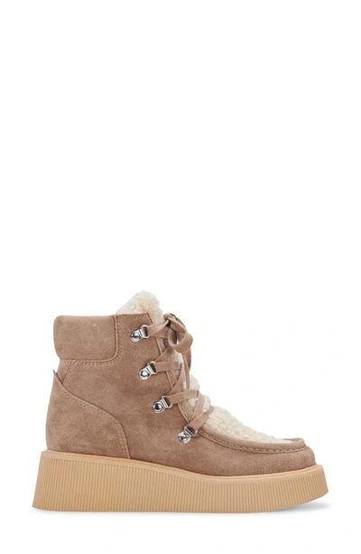 Shop Dolce Vita Jasmin Bootie In Truffle Suede