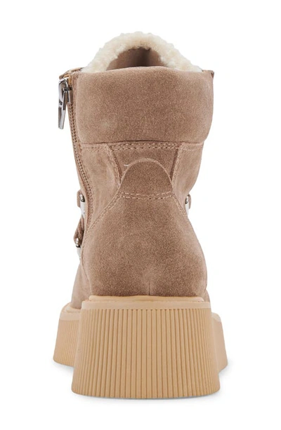 Shop Dolce Vita Jasmin Bootie In Truffle Suede