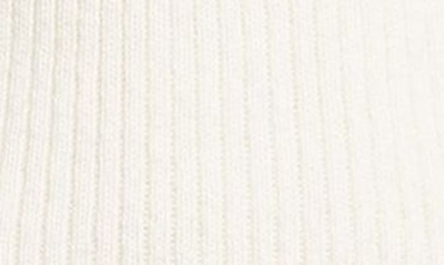 Shop Saint Laurent Tonal Monogram Wool Turtleneck Sweater In Naturel