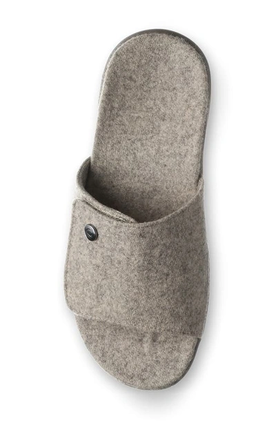 Shop Strole Den Wool Slide Sandal In Wheat