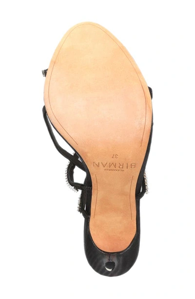 Shop Alexandre Birman Sally Zircone Stiletto Sandal In Black
