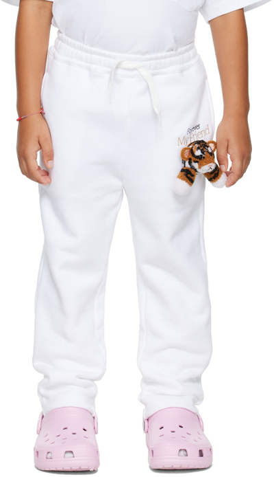 Doublet Ssense Exclusive Kids White With My Friend Lounge Pants In White
