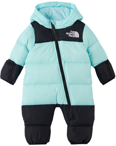 Shop The North Face Baby Blue Down 1996 Retro Nuptse Snowsuit In 6s6 Atomizer Blue