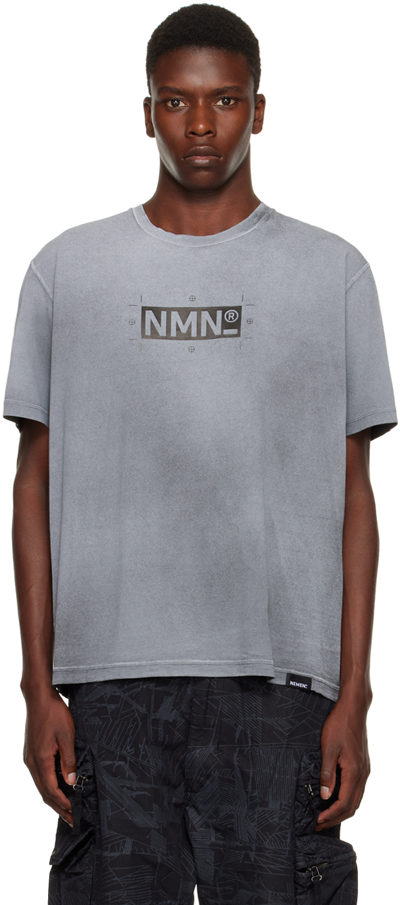 Shop Nemen Gray Vense T-shirt In 149 Vapor Dyes